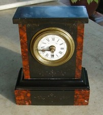 Pendule montre petite marbre - pendule-montre,