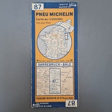 Carte Michelin 87 - 1935 - Sarrebruck-Bâle