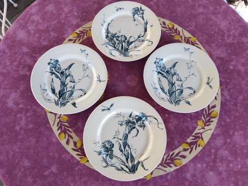 Assiettes plates faience - assiettes,