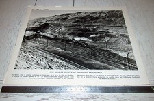 PHOTO ECOLE 1957 GEOGRAPHIE ALLEMAGNE DEUTSCHLAND MINE LIGNITE COTTBUS