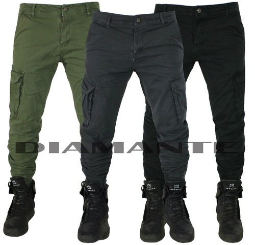 Pantalons homme cargo - pantalons,