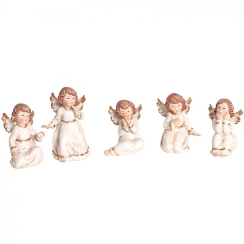 Statue anges porcelaine set - statue,