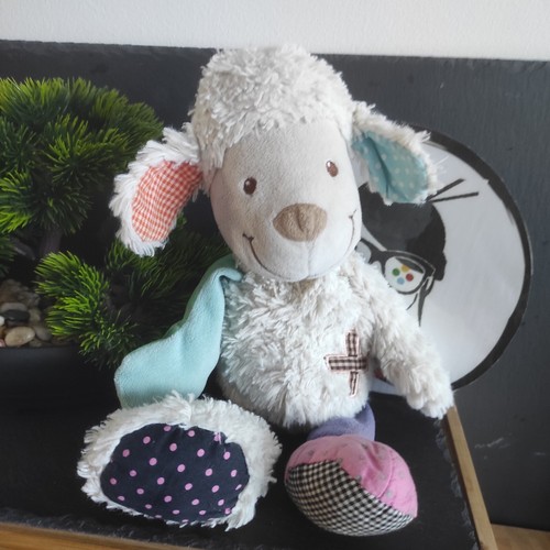 Nicotoy peluche mouton blanc - peluche,