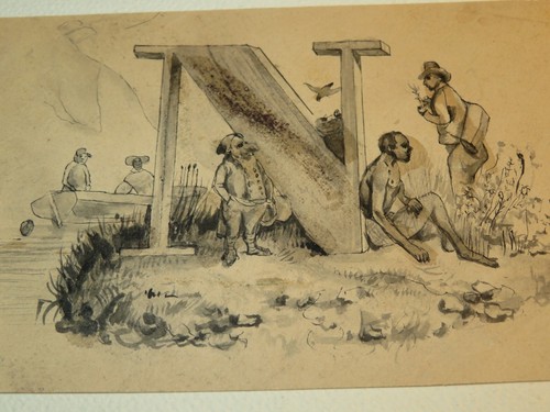 Ecole francaise xix dessin - ecole,