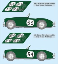 Autocollants Austin Healey 100