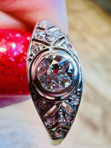 Bague diamant solitaire art - diamant,