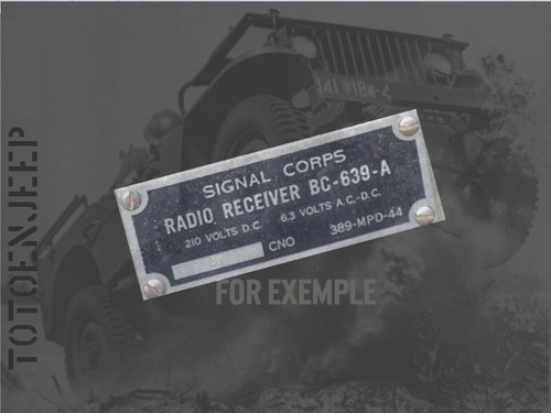 Plaquette plate label radio - label,