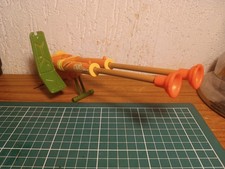 Double barreled plunger gun -