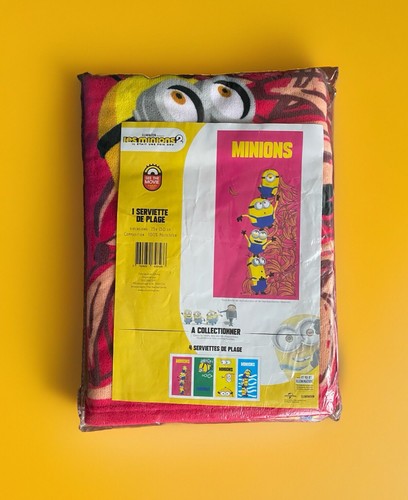 Serviette plage bain minions - bain,