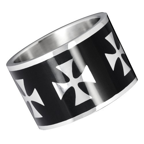 Bague croix malte templiers - bague, de