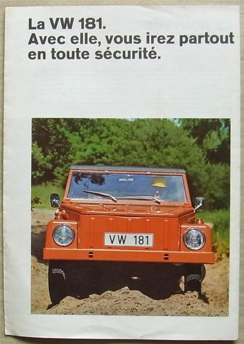 Volkswagen 181 utility - vw,