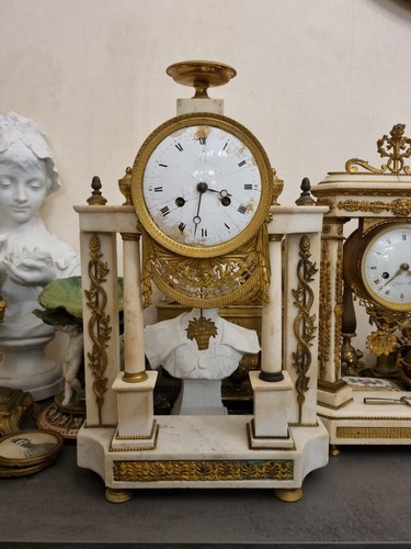 Grande pendule bronze - , et