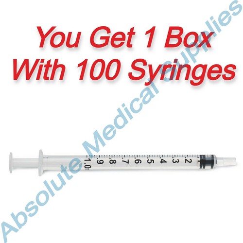 100 pieces medline 1ml - *100-pieces*,