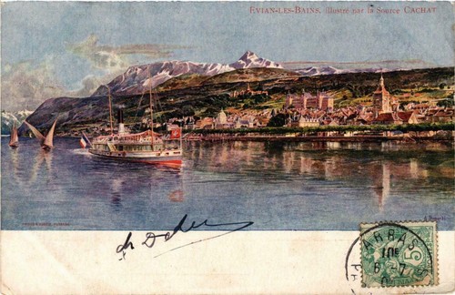 Cpa evian les bains - cpa, ak