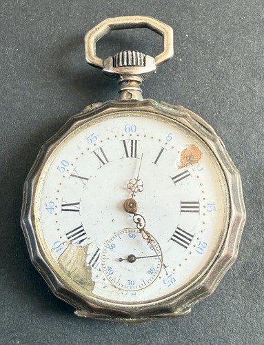 Montre poche argent fin - de,