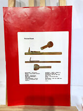 Ancienne Affiche document militaire Panzerfaust Allemand  ww1 ww2