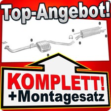 Pot d'échappement pour Opel Omega B 2.0 2.2 DTI 2.5 TD système d'échappement ...