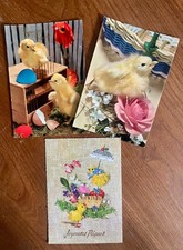 lot de 3 cartes postales