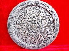 Beau Ancien Plateau En Cuivre