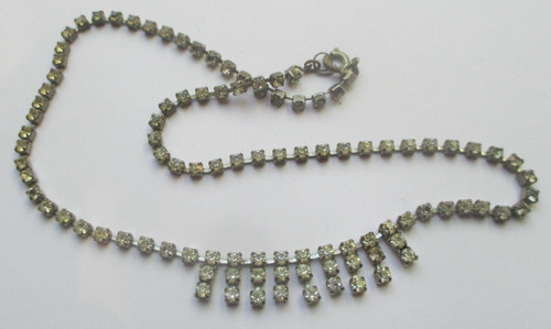 Ancien collier couleur - , argent