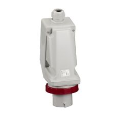 Socle prise male - saillie 63A