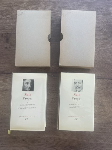 Ancien livre pléiade alain - livre,