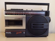 radio cassette Philips free corder D 7052 vintage Austria boombox ghettoblaster