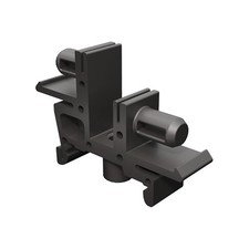 Adaptateur rail DIN noir pour