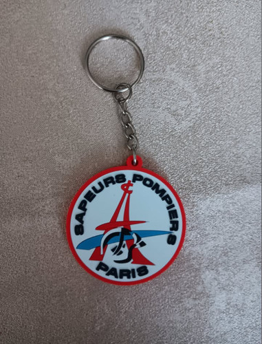 Porte clé sapeur pompier - clé,