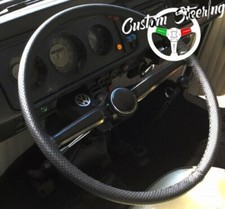 Couvre Volant En Cuir Perforé