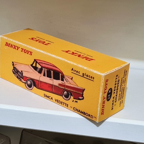 Dinky toys boite vide - boite,