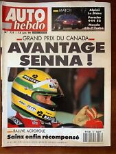 AUTO HEBDO 13/06/1990; Alpine Le Mans/ Porsche 944 S2/ Mazda RX-7 Turbo/ Acropol
