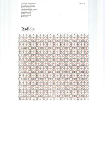 Catalogue radiola - radiola,