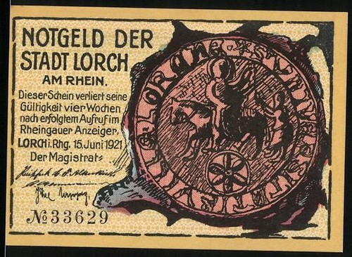 Monnaie nécessité lorch - monnaie, de