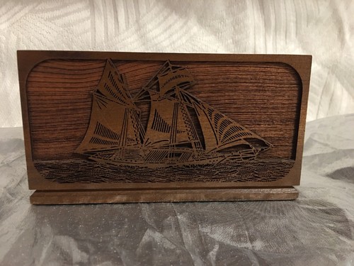 Laser engraved wood - engraved, very