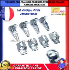 Kit clips vis fixation - x5,