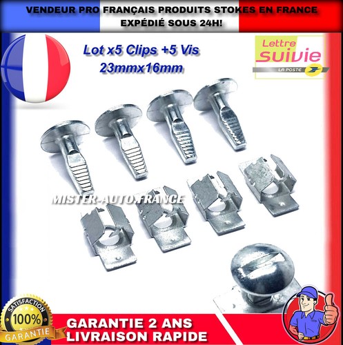 Kit clips vis - vis, fixation