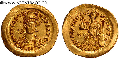 Théodose solidus - théodose,