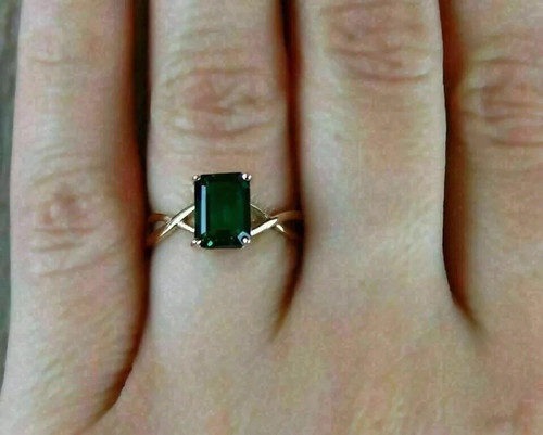 Bague fiançailles style - de,