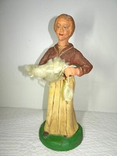 35 cm grand santon église terre cuite Lazare Smacchia Aubagne terracotta statue