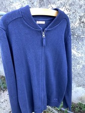 Gilet à fermeture éclair garçon Bleu foncé - DU PAREIL AU MÊME - 12 ans NEUF