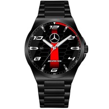 Montre noire acier - noire, fan