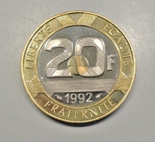 20 FRANCS GENIE 1992  BE  RARE