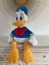 18 ⚜️ Très Grande Peluche Doudou Donald Duck Disney Store Hauteur 60 Cm Assis