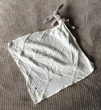 Doudou Lapin gris étoiles