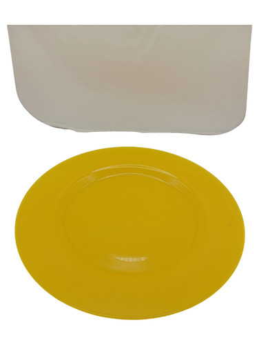 Tcm assiette plate - plate, jaune