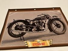 Styl'son 500 RK2 1927 fiche carte moto passion collection Atlas