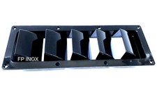 Prise d'air latéral Moteur Grille d'aération 5 volets Plastique Noir 336mmx121mm