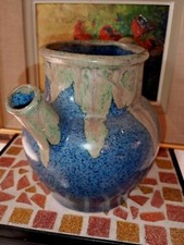 Pichet Art déco 1920 Denbac Décor en frise Coq