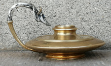 Ancien bougeoir bronze empire